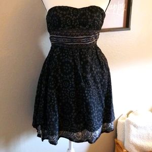Free People Strapless Whimsigoth Geo Festival dress